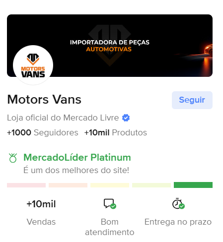 Motors Vans - Loja Oficial Mercado Livre